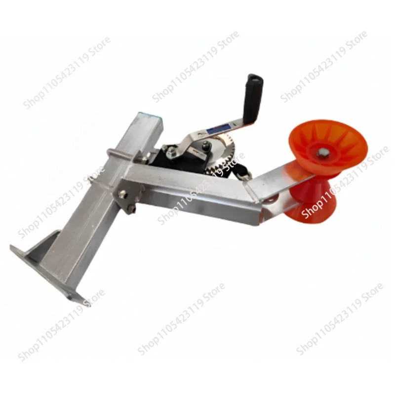 Manual Winch Stand with Roller Combo for Boat Trailer Universal Fit Jet Ski Inflatable Boat