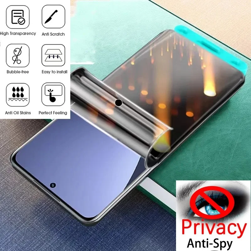 Anti-Spy Privacy Hydrogel Film Screen Protector For Vivo Y27 V29e V2303 Y78m Y78+T1 Y77t V29