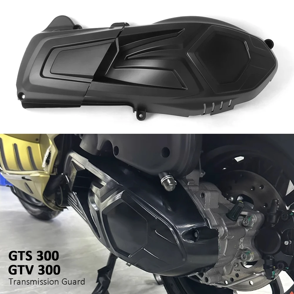 

For Vespa GTS300 GTS 300 GTV300 GTV 300 HPE Motorcycle Scooter Black Engine Cover Engine Protector Bolt Guard