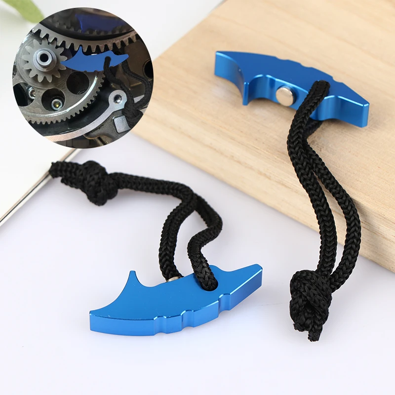 

Motorcycle & ATV Gear Lock Tool (1/2Pcs) - 4.9" Steel Jammer Prevents Accidental Shifts During Maintenance