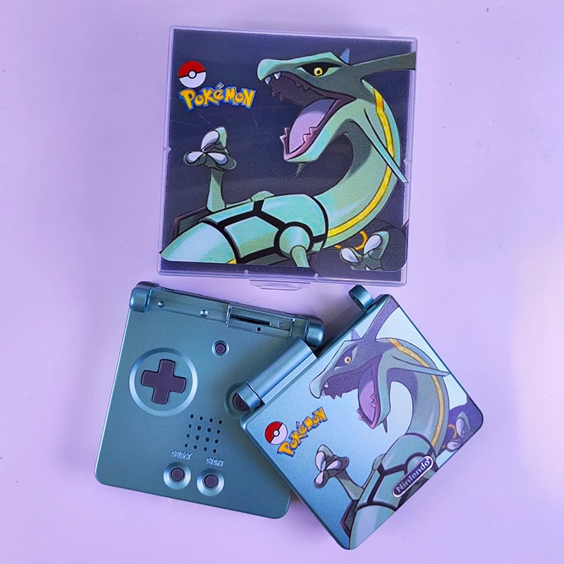 

Nintendo GBA SP Packaging and Shell Set Rayquaza Limited Edition with Packaging Box Compatible with ipS screen