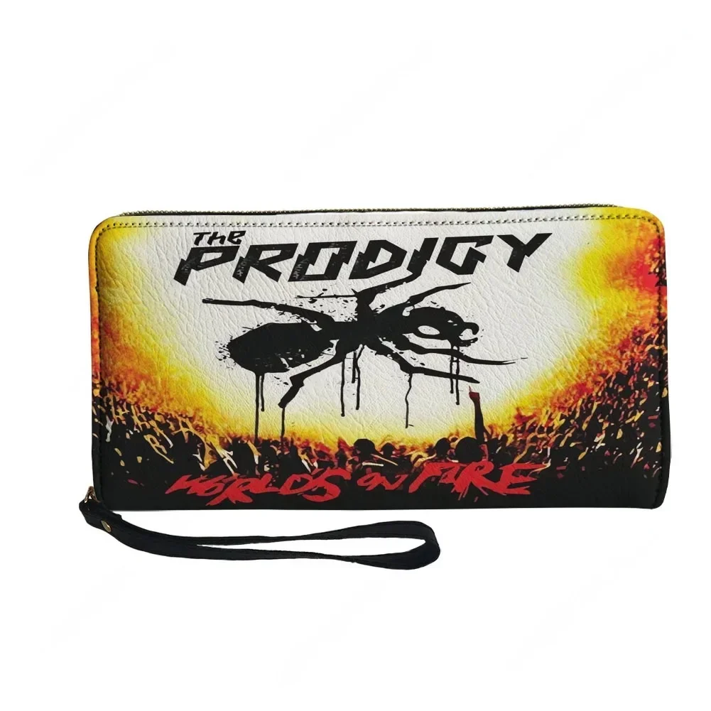 

Кошелек The Prodigy Rock Band на заказ, мужской, женский, для подростков, длинный кошелек на молнии, с двойным принтом, портативный кошелек, подарочная сумка