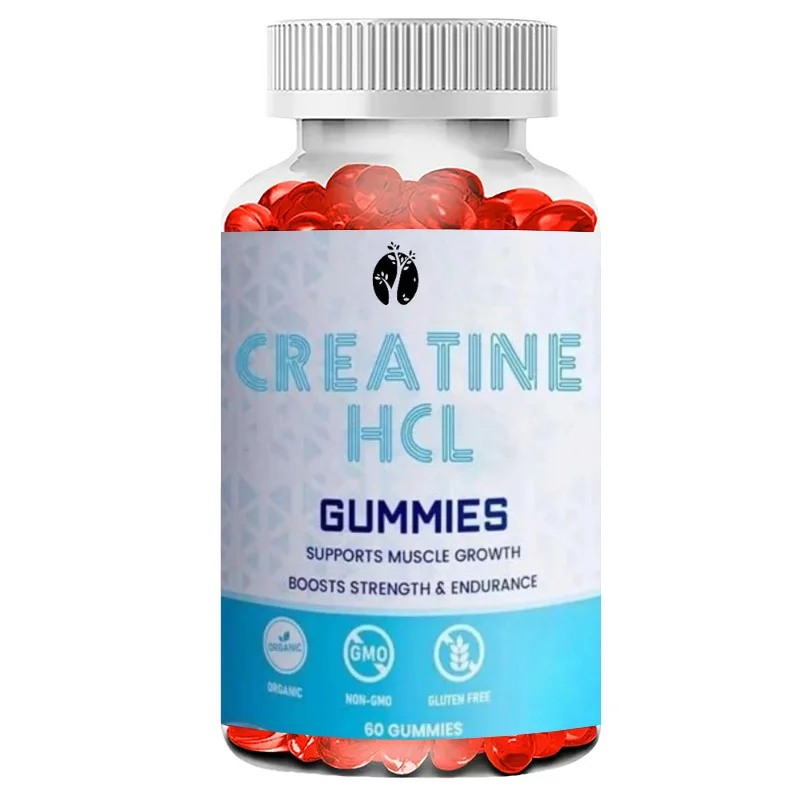 Creatine HCL Gummies 2000mg - Promote Strength and Recovery - Easy To Take, Suitable for Athletes and Fitness Enthusiasts