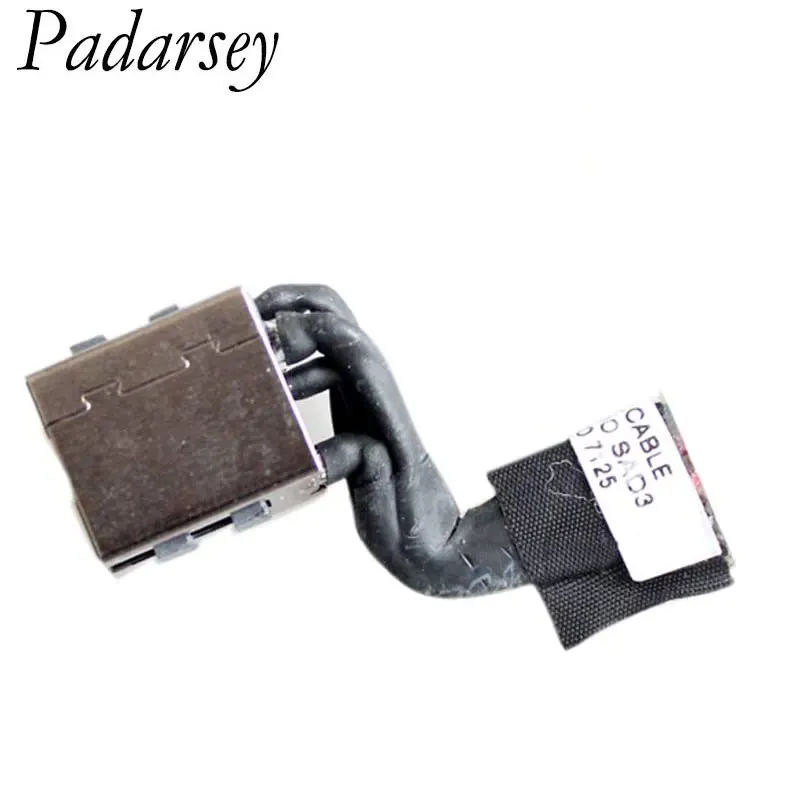 Padarsey-toma de corriente continua con Cable, Conector de carga para Dell Latitude 7480, E7480, 7490, 7491, E7490, E7491, 8GJM9, 08GJM9