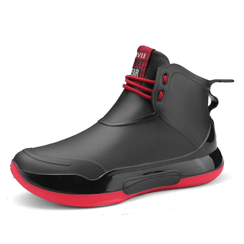 

Fashionable and comfortable rain boots for both men and women, short-top low-cut work chef shoes, and casual men's shoes