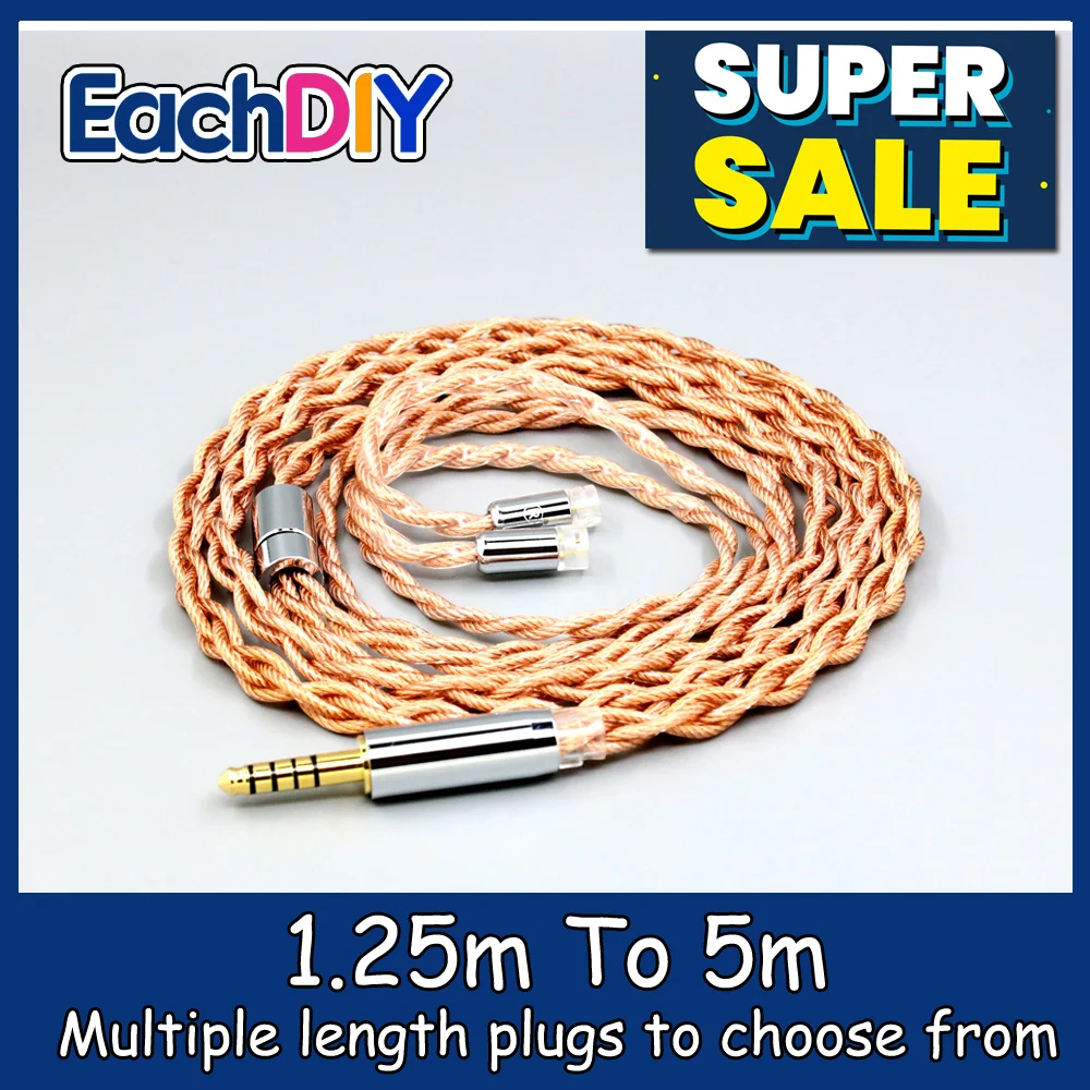 

Graphene 7N OCC Shielding Coaxial Mixed Earphone Cable For Sennheiser IE8 IE8i IE80 IE80s Metal Pin LN007759