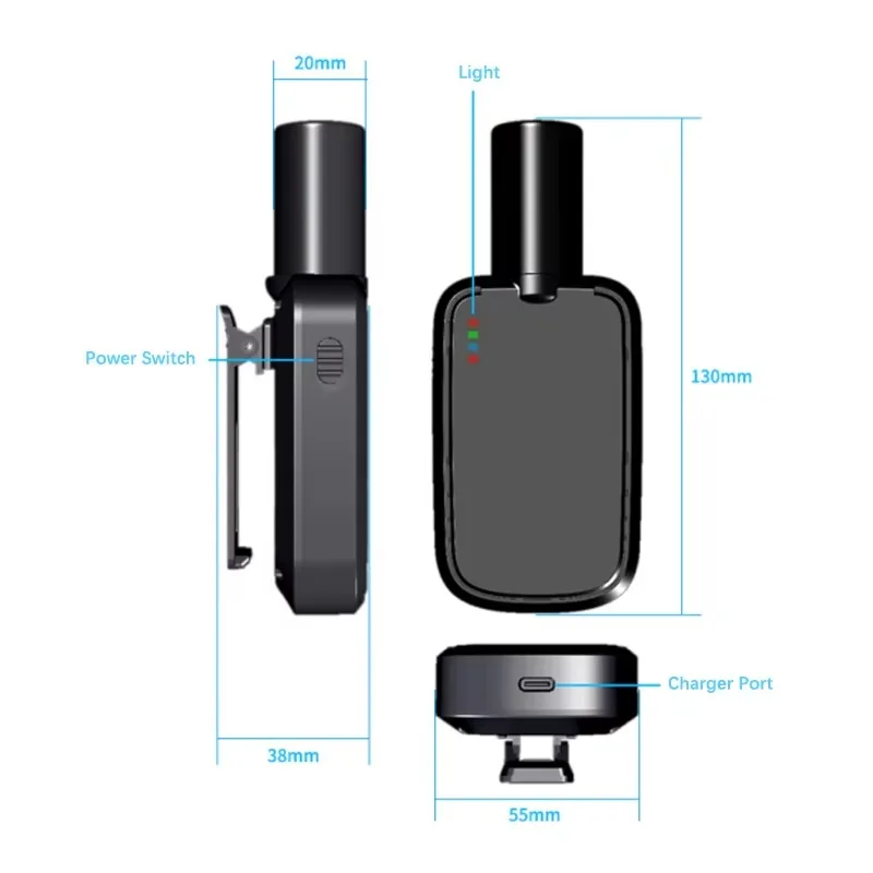 P2A Advanced Rescue Positioning Terminal GPS/GNSS LTE Trajectory Query Robbery Assistance Alarm Blind Area Retransmission
