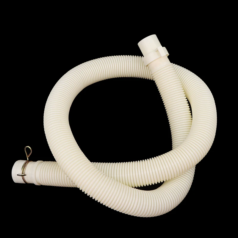 Washing Machine Drain Pipe 4 Ft Flexible Drain Outlet Pipe Basin Sink Extended Pulsator Drum Washer Discharge Hose