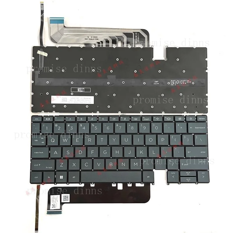 M for HP Elite Dragonfly G3 Dragonfly G4 13.5' Laptop US Keyboard Backlit