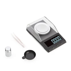 0.001g Precision Electronic Scales 100g/50g/20g Portable Digital Weighing Gem Jewelry Diamond Scale Lab Weight Milligram Scale