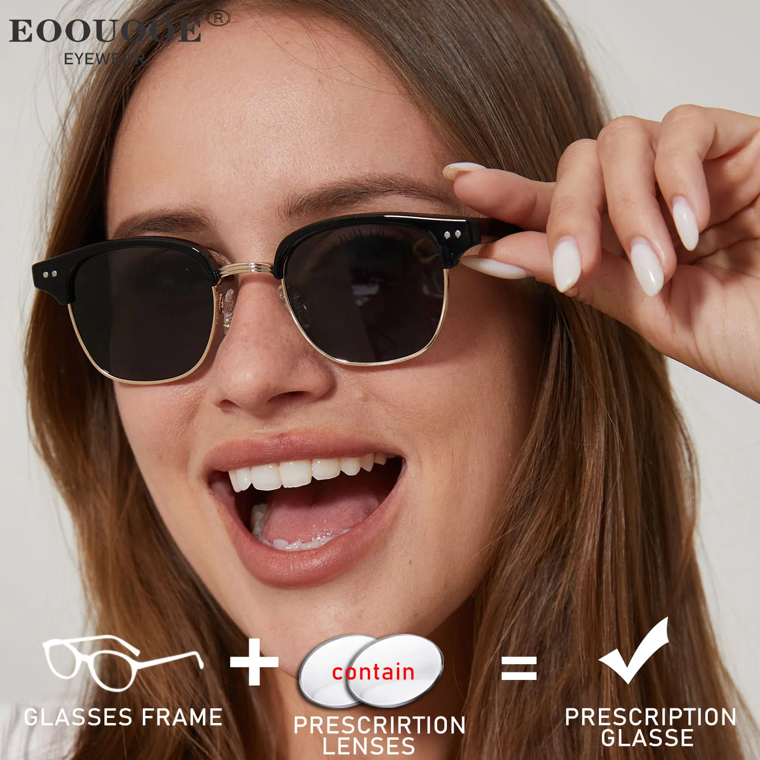 

Degree Polarized Prescription Glasses Sunglasses For Men Women Optical Recipe Myopia Lenses Eyeglasses Drive Ocular