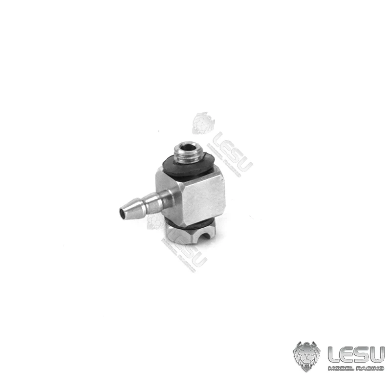 LESU M3 zakrzywiona metalowa dysza do rur 2.5*1.5Mm 1/14 zdalnie sterowana ciężarówka DIY Model Tamiyay zabawki zewnętrzne TH19237