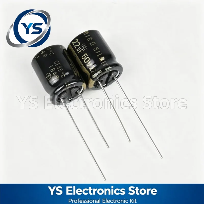 10~200pcs 50V22UF ELNA RFS SILMIC II Series 10X12.5mm HiFi Audio Capacitor RFS-50V220MH3# 22UF50V 50V 22UF Original and NEW