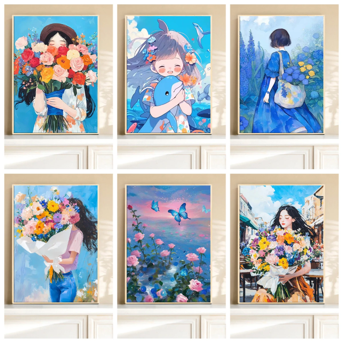 

Цифровая картина маслом, сделай сам, раскраска для взрослых, ручная роспись, раскраска, акриловая картина маслом, ценная, продвинутая, чувство исцеления