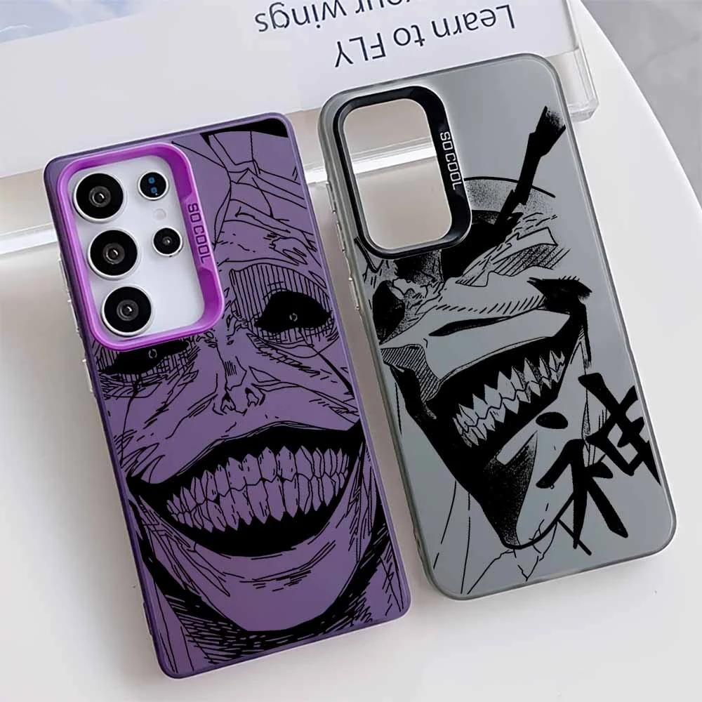 Anime Hot Blooded Mobile For Samsung Galaxy S26 S25 Edge S24 S23 S22 S21 S20 FE Ultra Plus Colorful Cover Funda Soft Phone Case