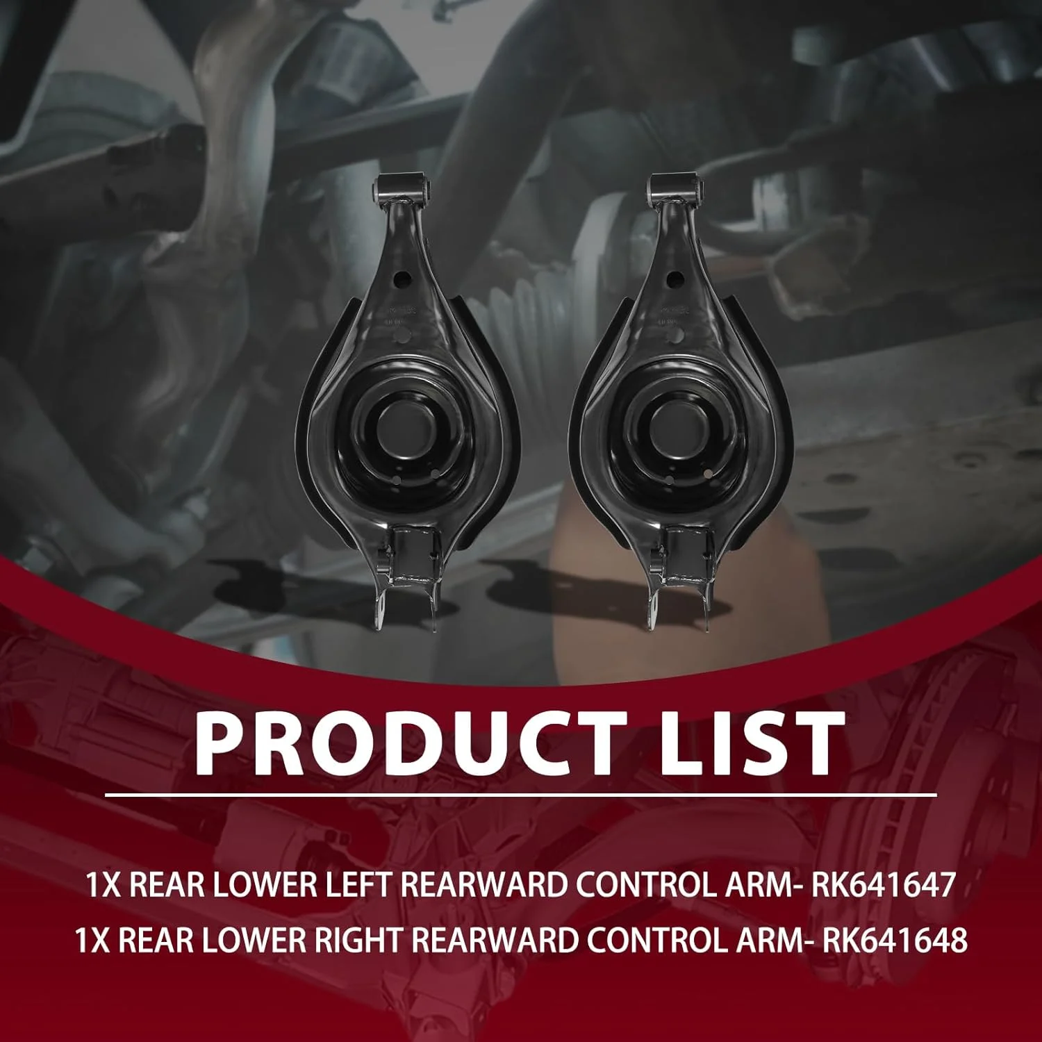 2 قطعة ذراع التحكم الخلفي السفلي الخلفي لسيارة شيفروليه الاعتدال جي إم سي التضاريس بونتياك تورنت سوزوكي XL-7 زحل Vue FWD