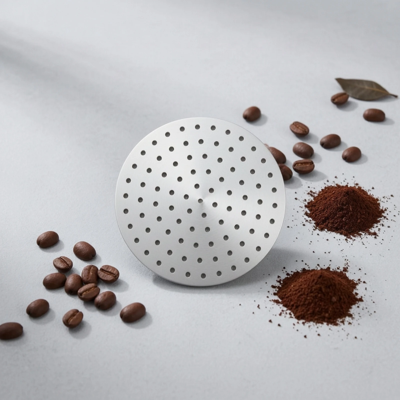 Espresso Puck Screen Improves Extraction Coffee Water Distribution Screen Reusable Coffee Strainer Disc Easy to Clean for Cafe
