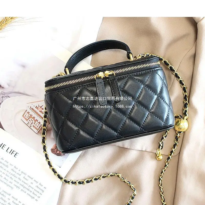 تويد Styleargyll سلسلة حقيبة كروس جلدية حقيقية حقيبة يد نسائية جلد البقر مربع صغير حقيبة نسائية مصنع بالجملة