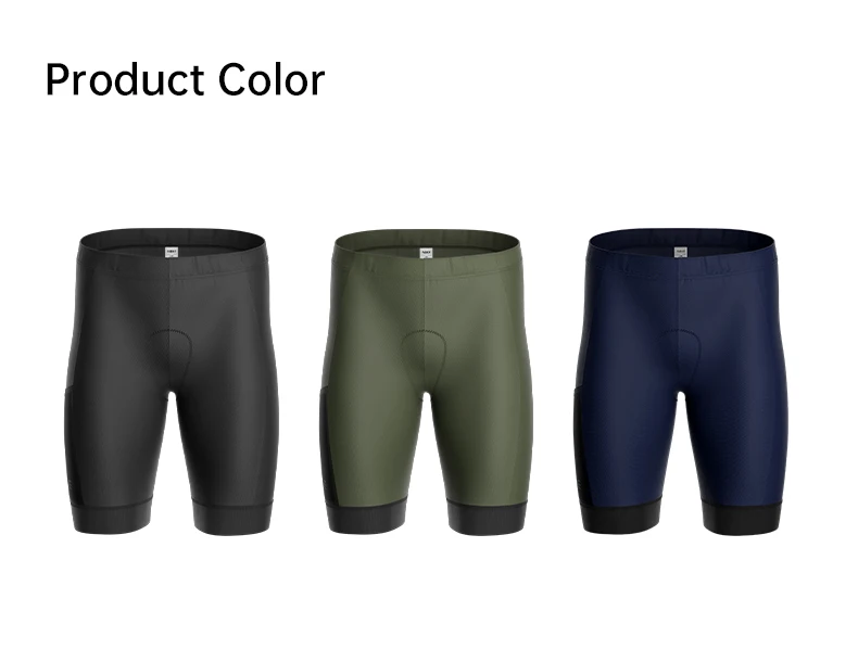INBIKE Herren-Radlerhose mit Seitlichen Netztaschen 5-6H Gepolsterte Herren-Mountainbike-Rennrad-Halbhose Fahrradhose – Detail 4