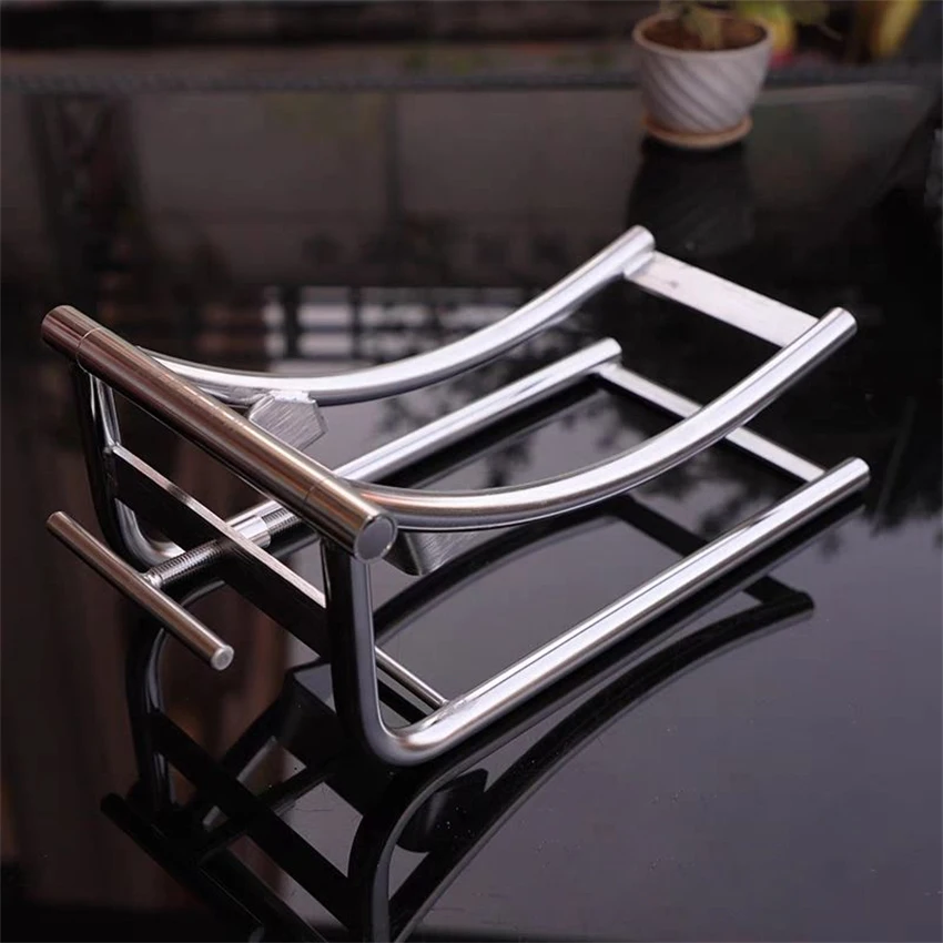 الفولاذ المقاوم للصدأ دراجة نارية الإطارات الخلفية استبدال جهاز مساعد صيانة أداة رفع آلة لرفع الإطار #3