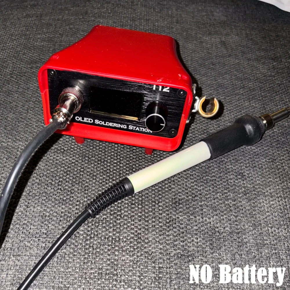

OLED T12 Cordless Soldering Iron Station For DeWalt/Milwaukee/Makita/Bosch 18V Li-ion Battery for DIY Repair(No Battery )
