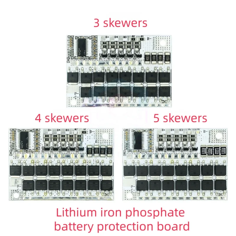 Moduł ochrony akumulatora litowo-jonowego Li-ion Lmo 3.2V / 12V 100A z balanserem ładowania, 3s/4s/5s, do BMS.