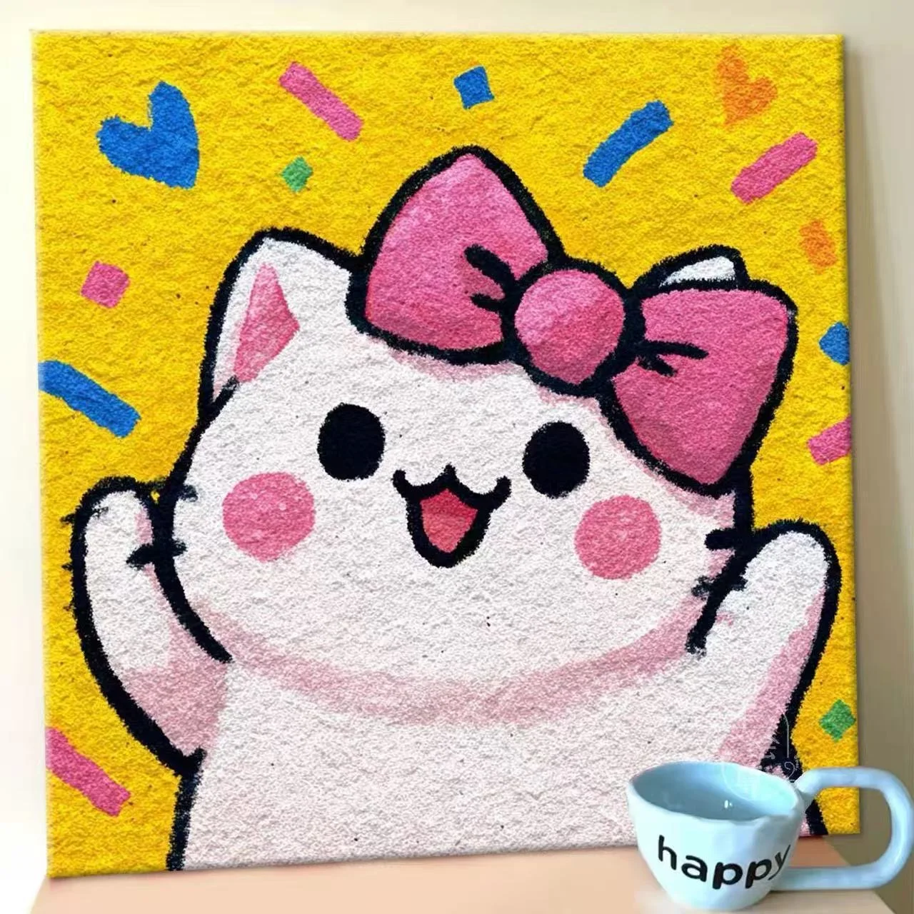 

A6252 Happy Bunny Oil Painting