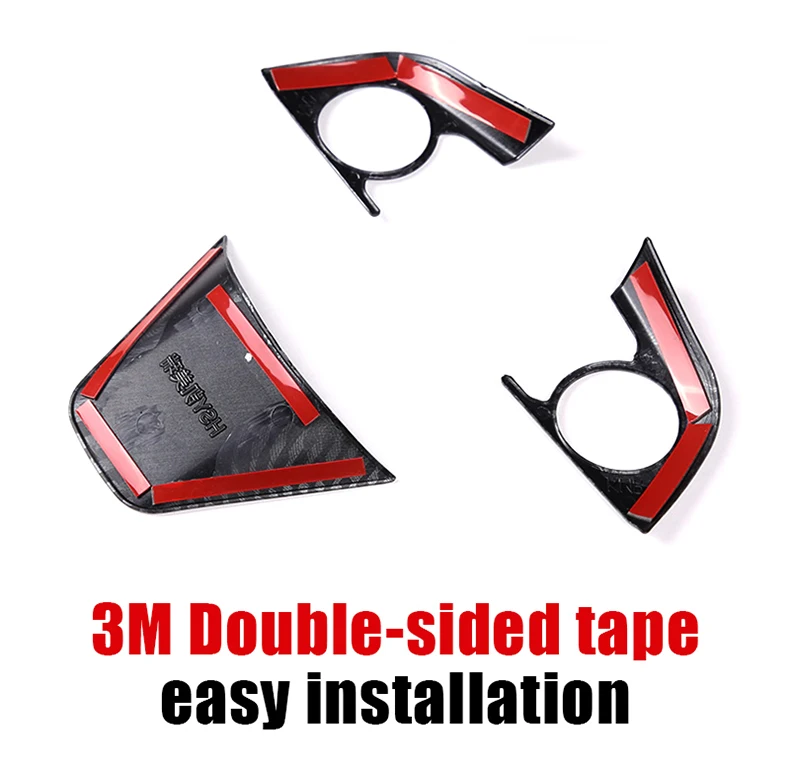 Für Toyota Camry XV70 70 2018 2019 2020 2021 2022 2023 ABS Auto Lenkrad Taste Panel Trim Abdeckung Dekorative Aufkleber – Detail 4
