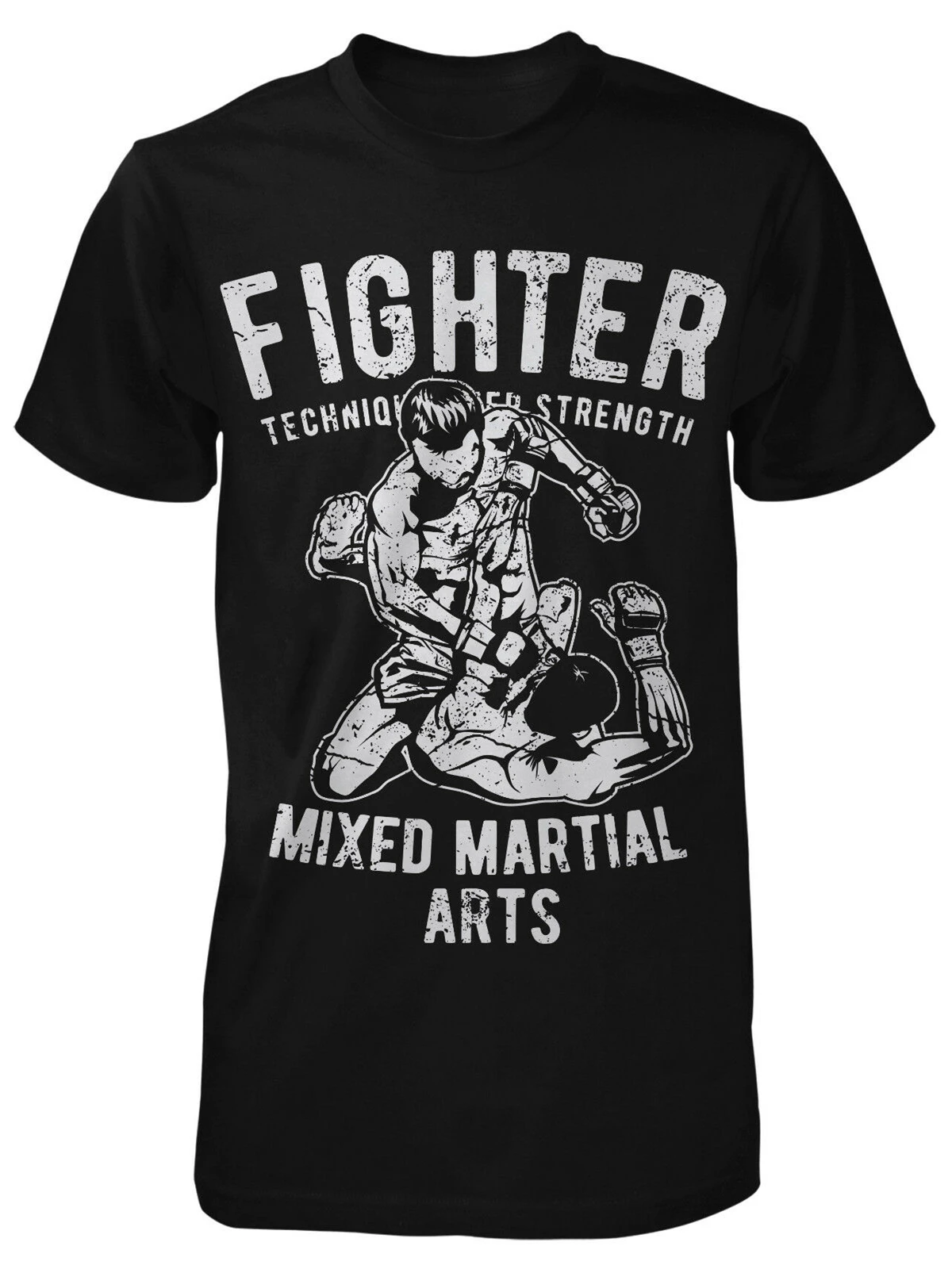 Fighter MMA Muay Thai Boxen Gym Kickboxen Film Movie Grappling Fight Top Men\'s 100% Cotton Casual T-shirts Loose Top Size S-3XL