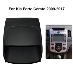 Electronic Clock Trim Panel CD Frame Upper Panel For 2009-2017 KIA Cerato FORTE Dashboard Middle Upper Black Cover