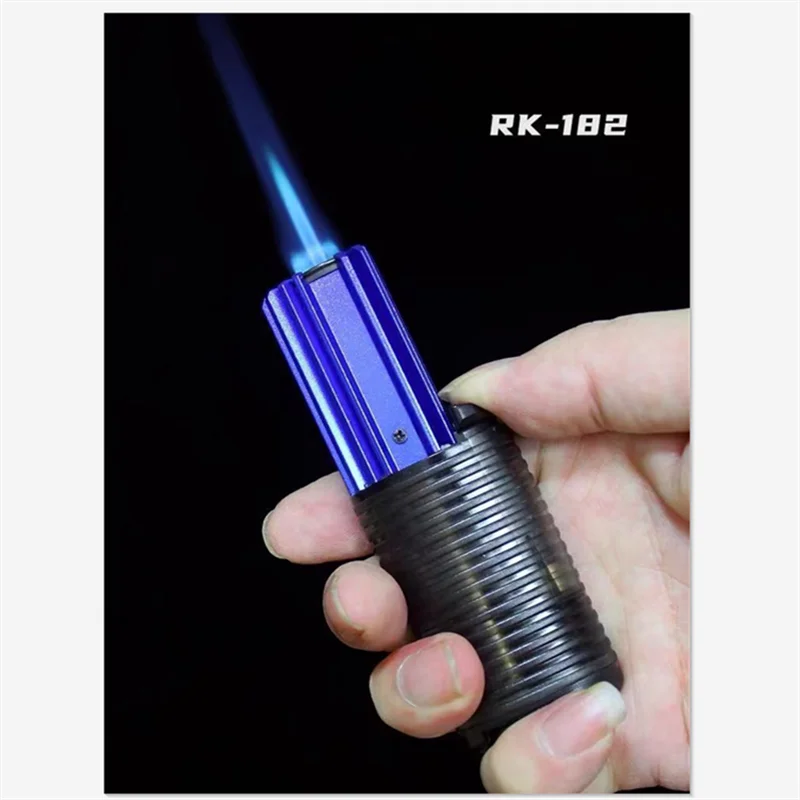 

Windproof Metal Jet Flame Inflatable Lighter Household Ingniter Portable Spray Gun Lighter Men's Personalized Smoking Gift