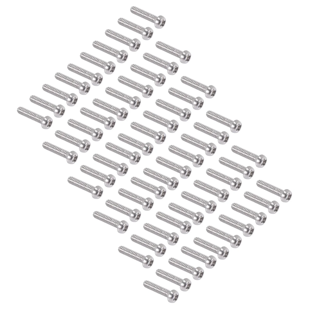 304 스테인레스 스틸 필립스 팬 헤드 나사 볼트, M2 x 8mm, 60 개