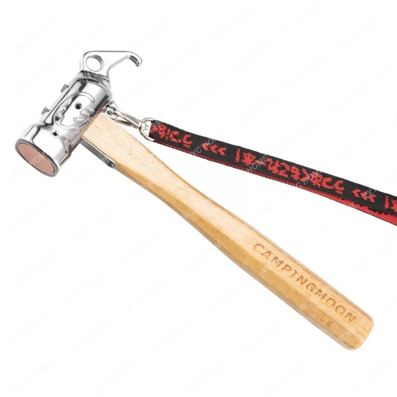 

Outdoor Multi-purpose Stainless Steel Copper Head Nail Puller Camping Hammer