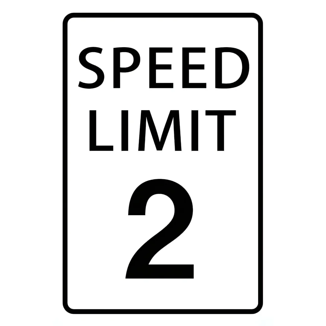 Speed Limit 2 Mph S… - image