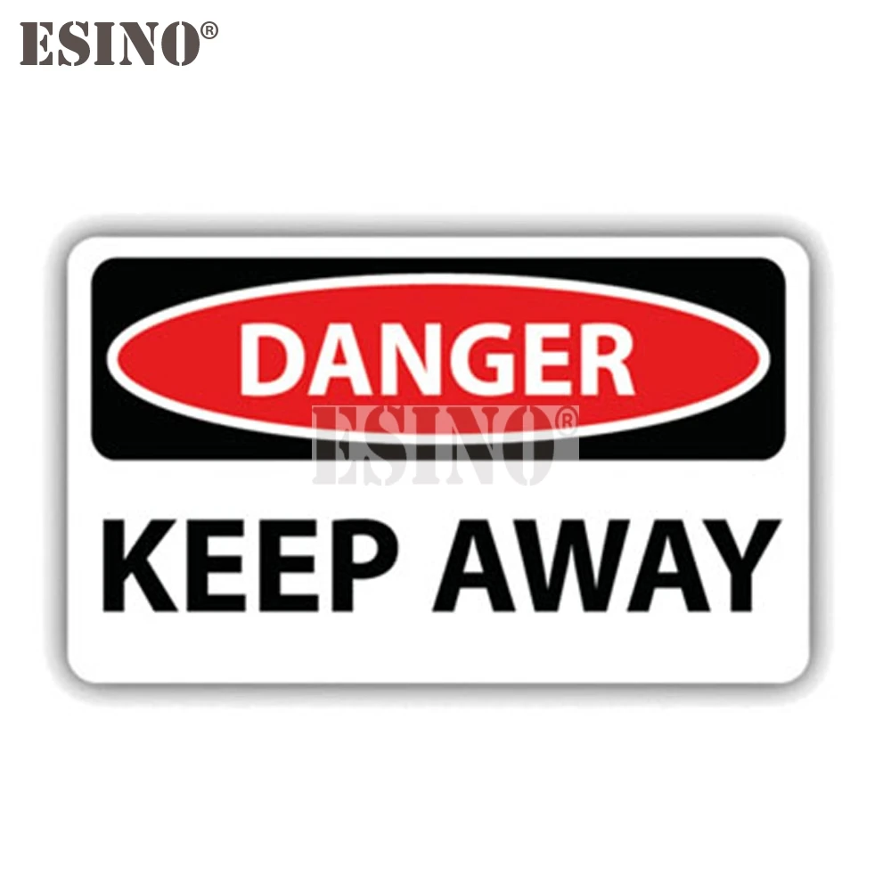 Creative Funny Warning Keep Away Decorative Sticker Cartoon PVC Decal Waterproof Car Body Pattern Vinyl