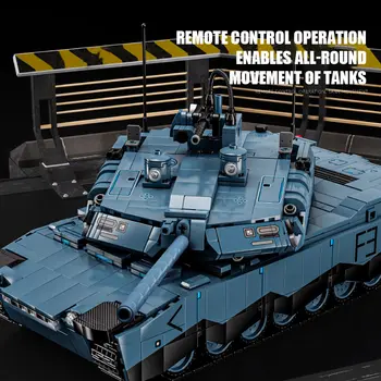 مجموعة مكعبات بناء دبابة القتال العسكرية KF-51 EMBT من الحرب العالمية الثانية، نموذج دبابة الجيش أبرامز X T-14، ألعاب مكعبات تحكم عن بعد للأطفال، هدايا 8 best sales دبابة ليغو تعمل بالتحكم عن بعد - №6