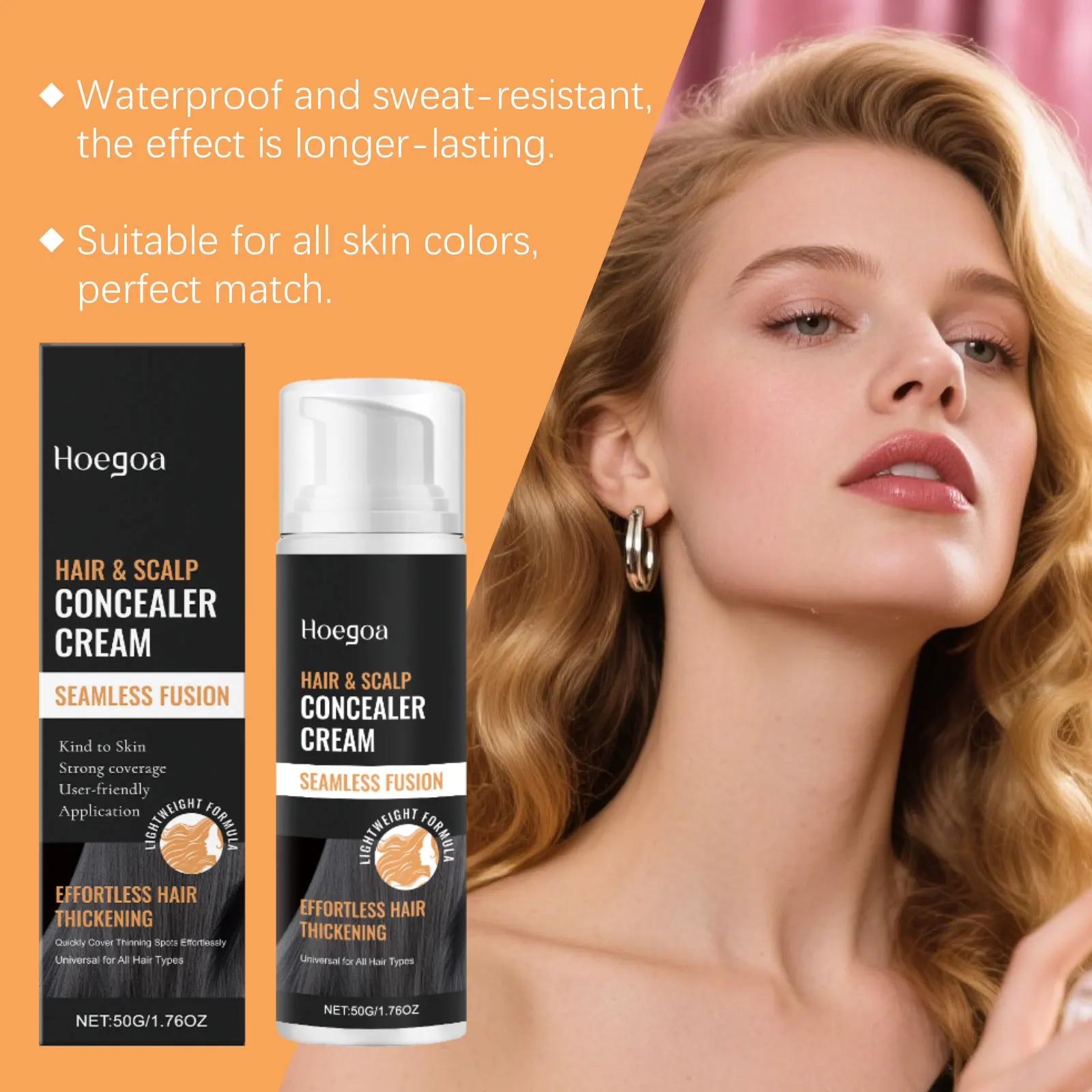 Disposable Shea Butter Hairline Concealer Lasting Instant Natural Cover White/Grey Hairline Shadow Makeup Concealer Hair Care
