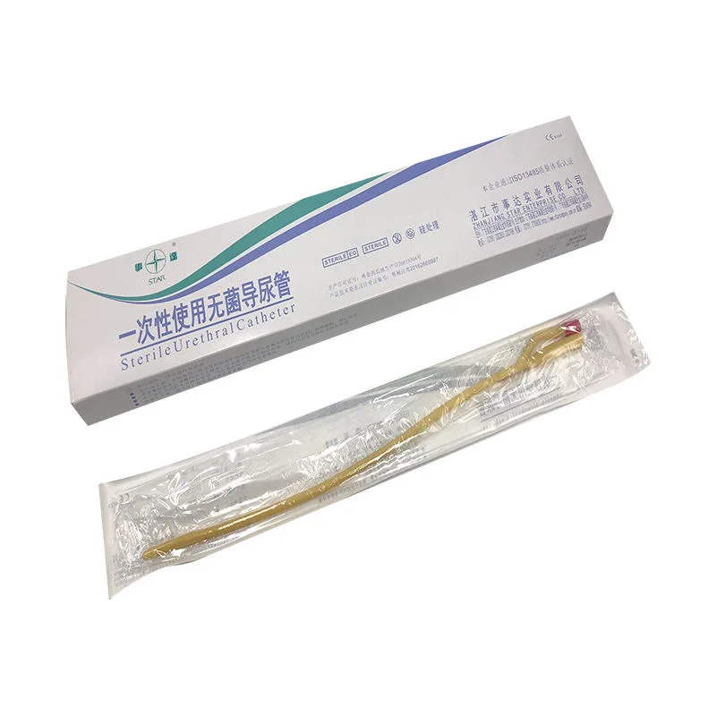 12pcs/lot 2 way Latex foley catheter silicone coated with Plastic Valve Female urethral catheter For disabled incontinence