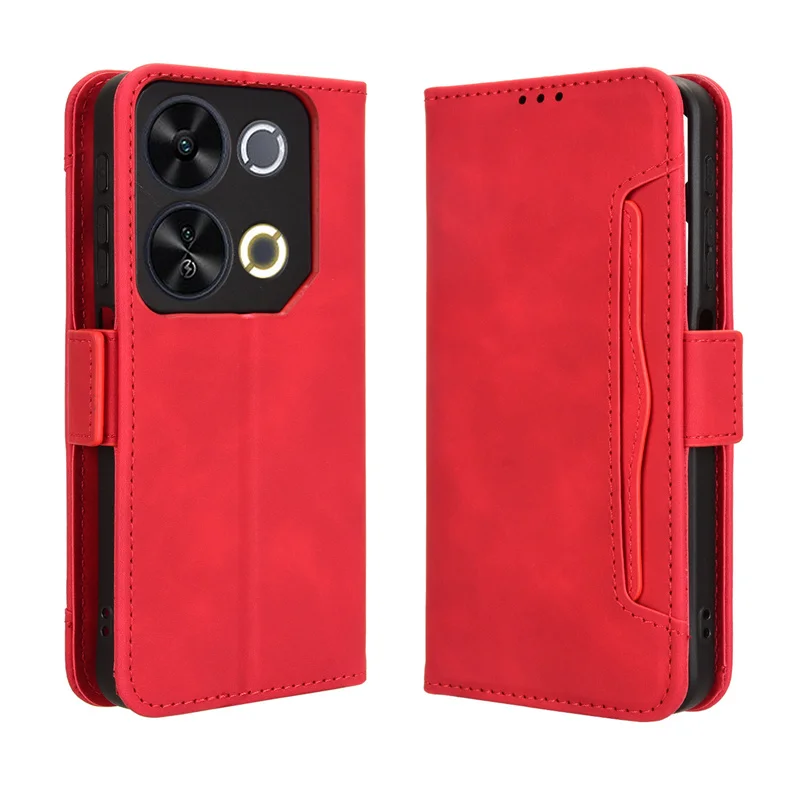 For Itel P65 4G P671L Cover Wallet Closure Book Flip multi-card slot Holder Case For Itel P65 4G P671L Phone Bags