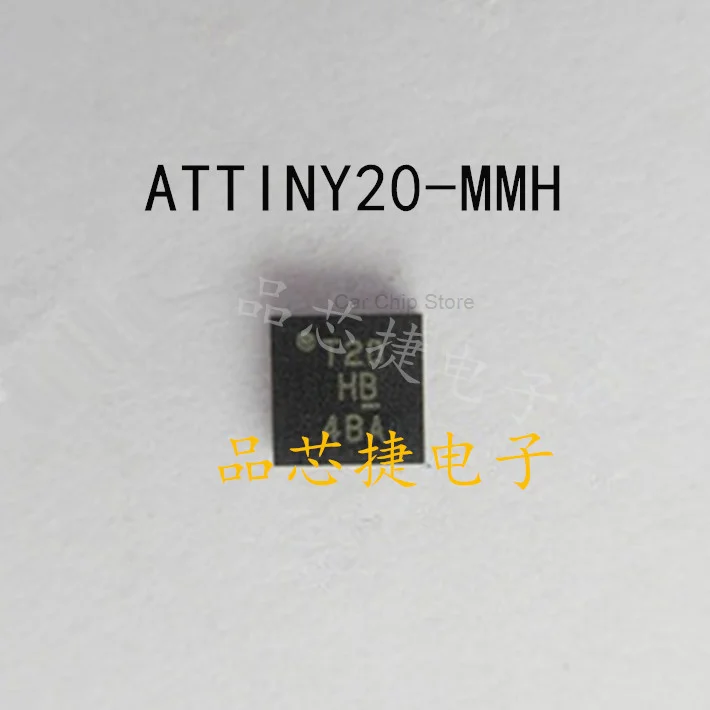 Microcomputador novo e original único chip ic, 2 peças, atiny20-mmhr tela t20 vqfn-20 único microcomputador, chip ic