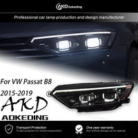 AKD Front Light For Passat B8 EU-Spec LED Headlight Projector Lens 2015-2019 Magotan Angel Eye Headlights DRL Auto Accessories