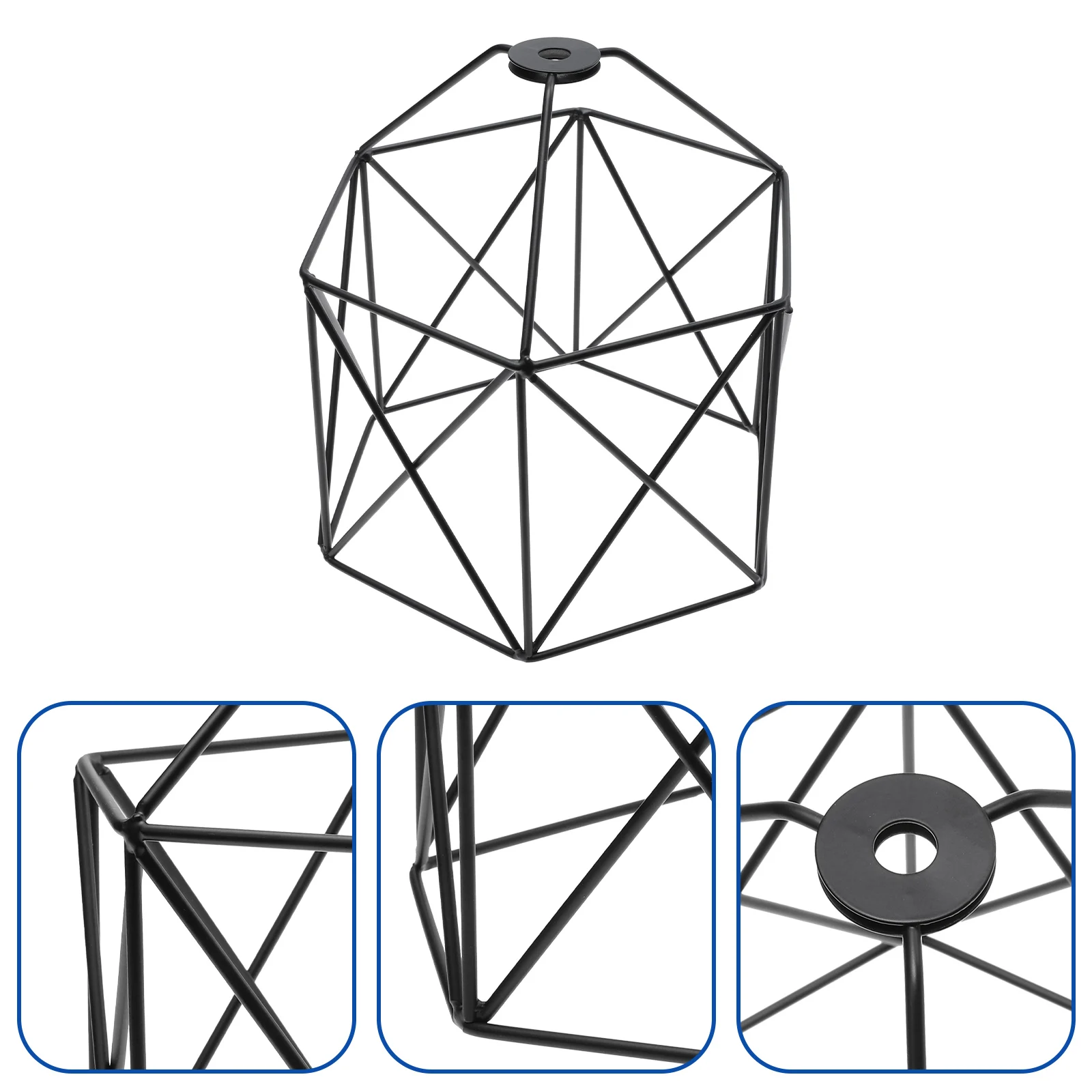 

Retro Iron Lamp Shade Metal Light Cover Hollow Design Vintage Industrial Style Decorative Lampshade For Wall Floor Ceiling