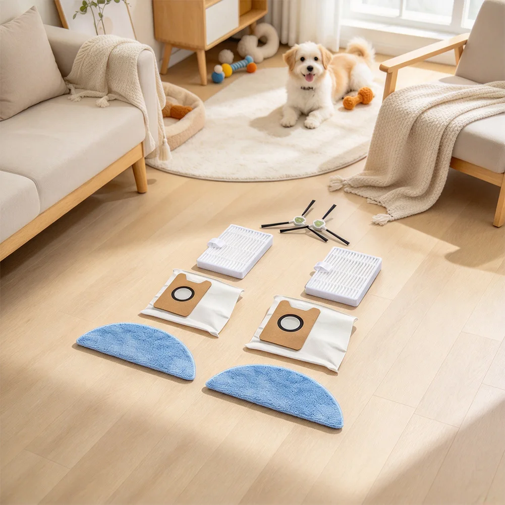 Replacement Parts Kit For Conga Y70 / For Conga Y70 For Genesis Robot Vacuum Cleaner Dry And Wet Usage Floor Cleaning
