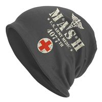 Custom Mash ( Distressed Design ) Beanies Unisex Winter Knitting Hat Mash 4077 4077th Hawkeye Kinger Alan Alda War Bonnet Hats