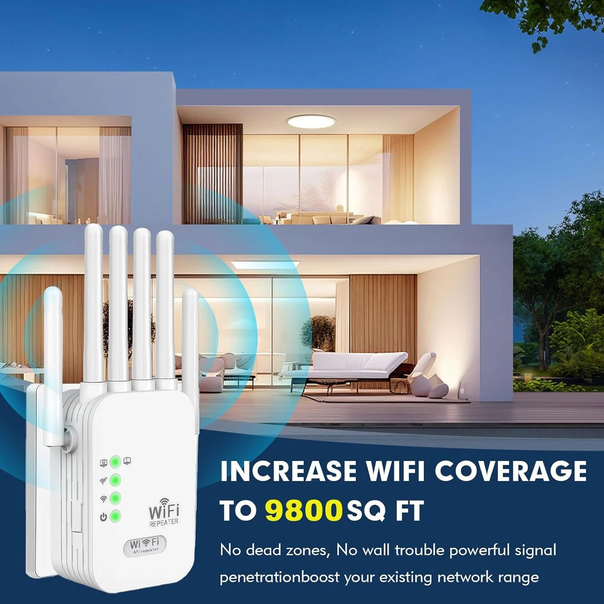 Pengulang Sinyal WiFi Wireless - Wifi Range Extender ulasan dan harga