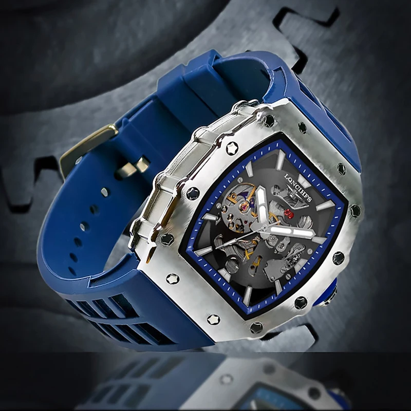 

Men's luxury automatic Mechanical Watch Sport Outdoor tourbillon waterproof luminous Fashion watch for men reloj hombre