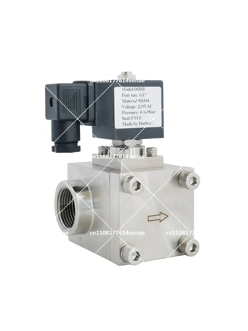 Stainless Steel High Pressure Solenoid Valve 1/4