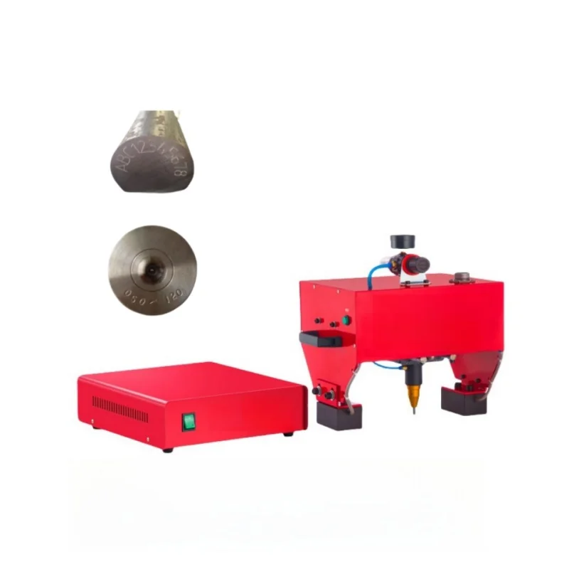 Portable Mini Electric Pneumatic Dot Peen Marking Machine for Nameplate and Serial Numbers Engraving on Metal