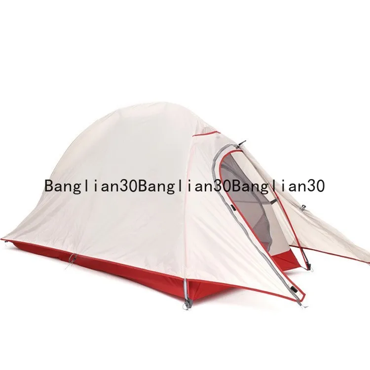Outdoor tent nylon coated silicon double aluminum pole rainstorm protection field camping hiking tent light