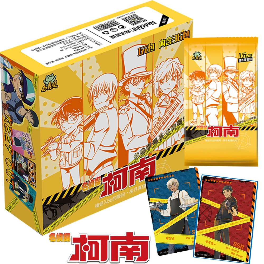 

Genuine Detective Conan Collection Cards For Children Inference Love Anime Furuya Rei Akai Shūichi Rare Cards Table Toys Gifts